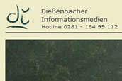 Ausschnitt der neuen Internetplattform der Diessenbacher Informationsmedien