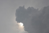 Bedrohliche Gewitterwolke über dem APX am 27.06.2009, 14:23 / Bild vergrößern