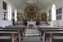 29.06.2009 - Innenansicht der 1764 von den Zisterziensern eingeweihten Kapelle / Klick vergrößert Bild